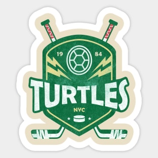 Turtles Hockey Sticker